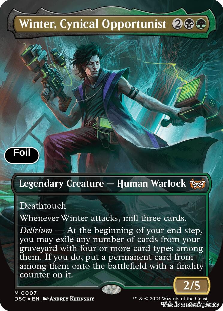 Winter, Cynical Opportunist (Borderless)