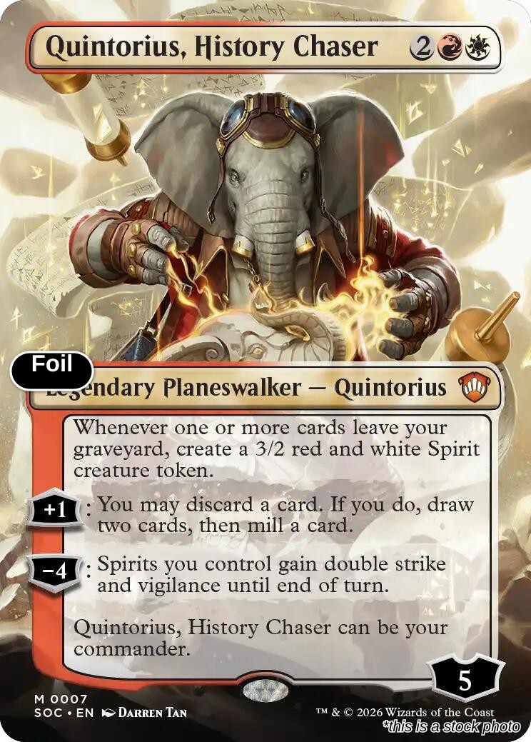 Quintorius, History Chaser (Borderless)