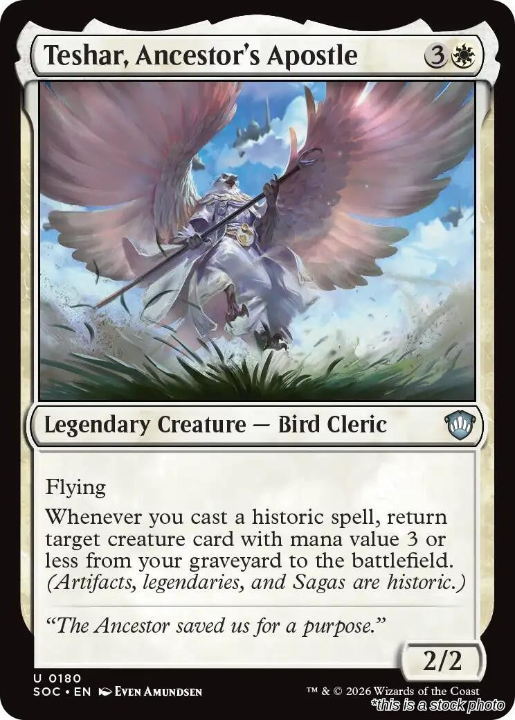 Teshar, Ancestor's Apostle