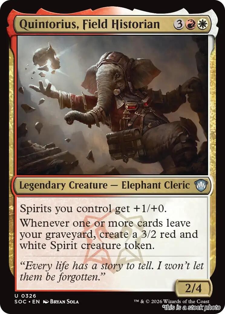Quintorius, Field Historian