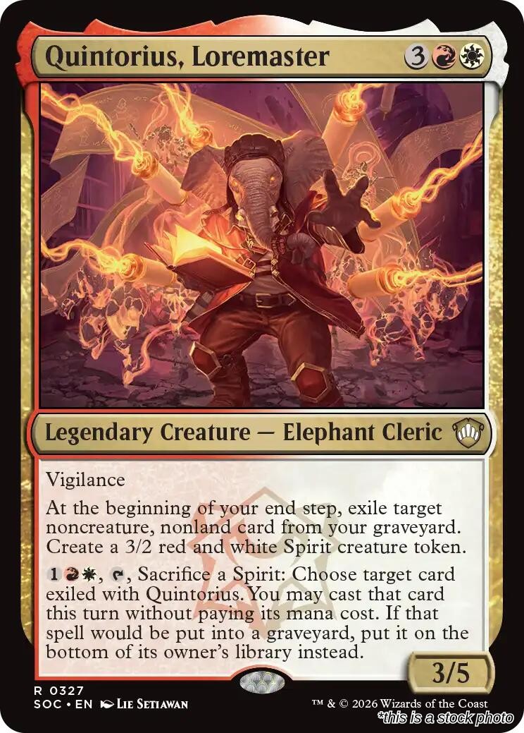 Quintorius, Loremaster
