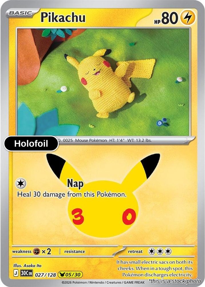 Pikachu - 027/128