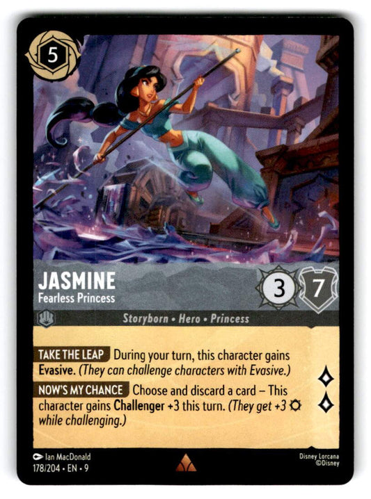 Jasmine - Fearless Princess Rare Fabled 178/204 NM 