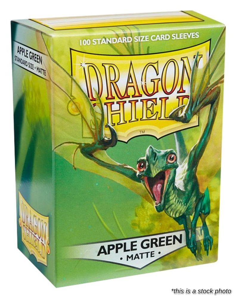 Dragon Shield Matte Sleeves - Apple Green (100-Pack)