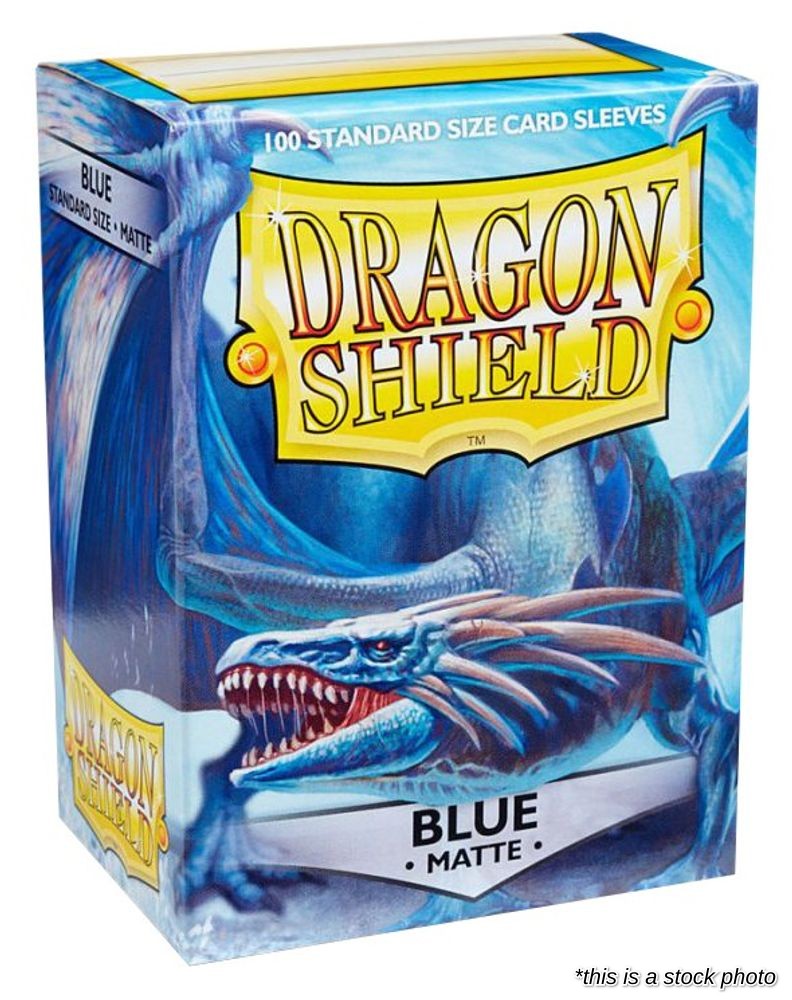 Dragon Shield Matte Sleeves - Blue (100-Pack)