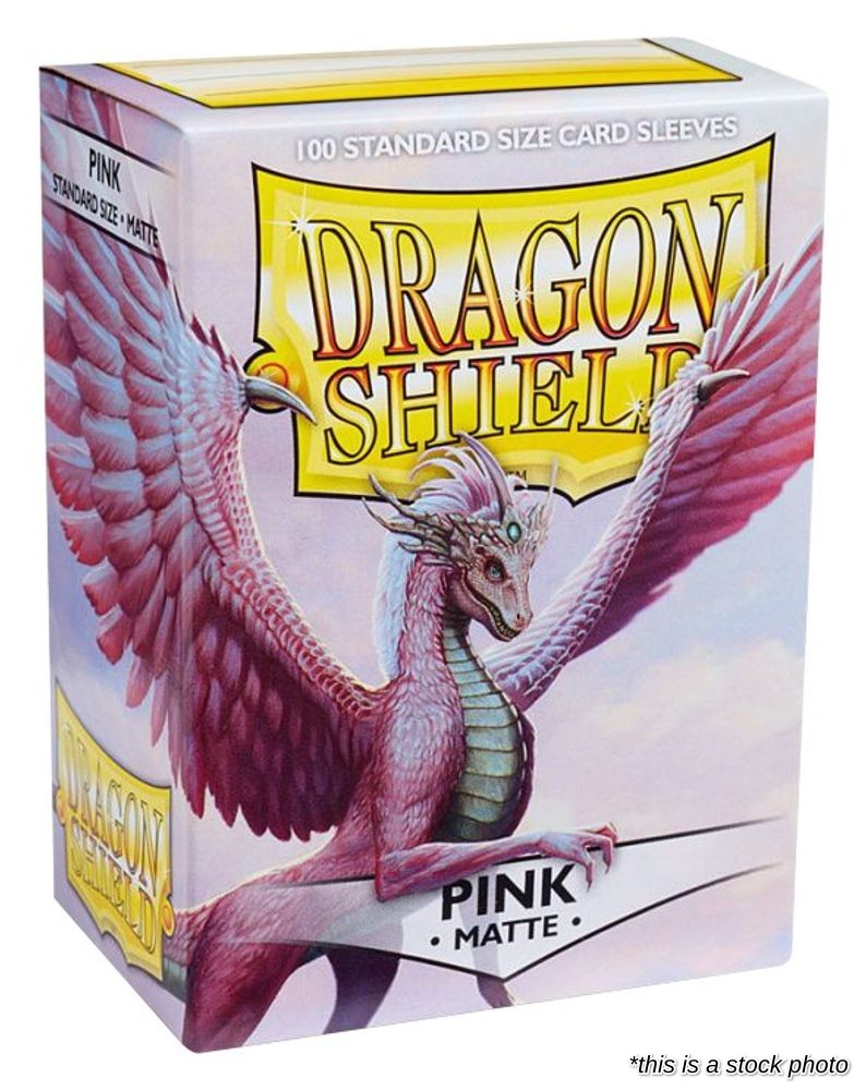 Dragon Shield Matte Sleeves - Pink (100-Pack)