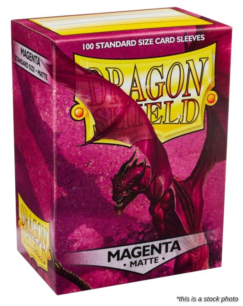 Dragon Shield Matte Sleeves - Magenta (100-Pack)