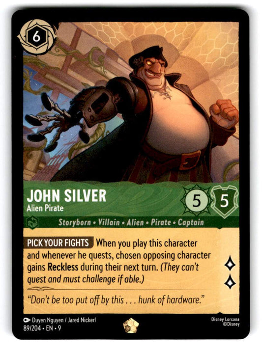 John Silver - Alien Pirate Legendary Fabled 89/204 NM 