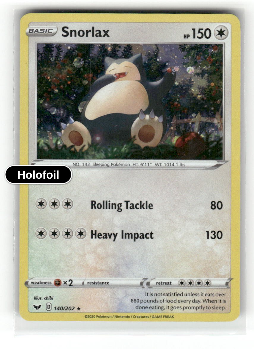 Snorlax - 140/202 (Cosmos Holo)
