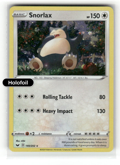 Snorlax - 140/202 (Cosmos Holo)