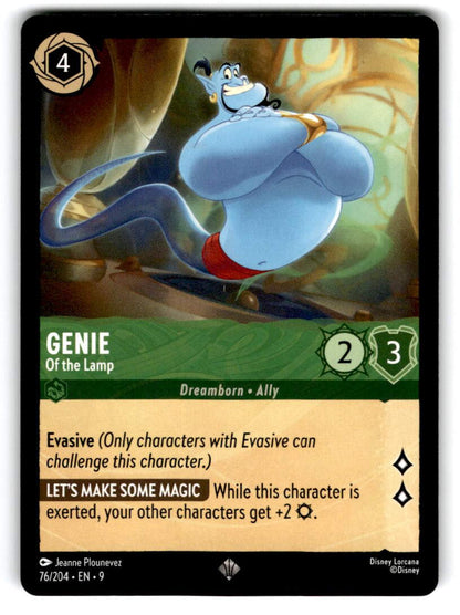 Genie - Of the Lamp Super Rare Fabled 76/204 NM 