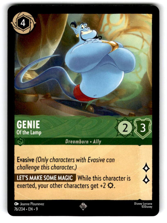 Genie - Of the Lamp Super Rare Fabled 76/204 NM 