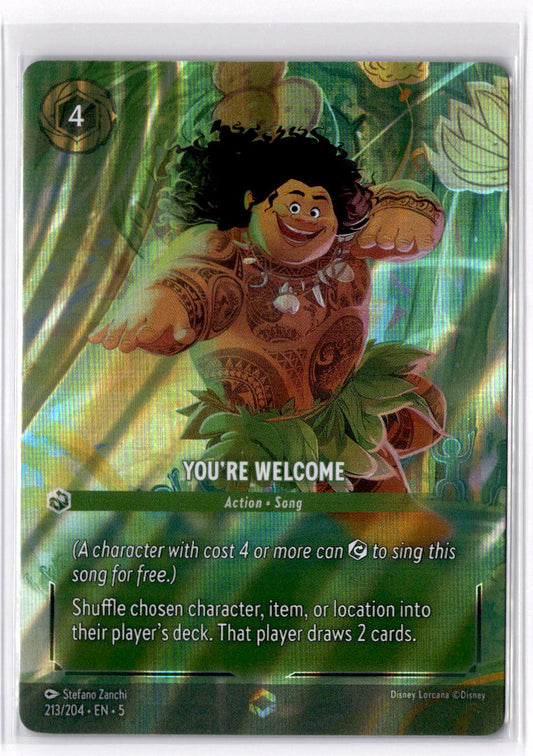 You're Welcome (Enchanted) Enchanted Shimmering Skies 213/204 NM