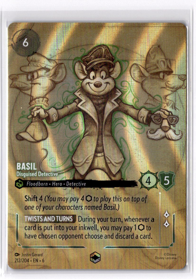 Basil - Disguised Detective (Enchanted) Enchanted Azurite Sea 212/204 NM