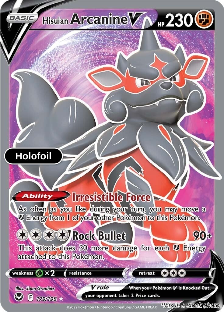 Hisuian Arcanine V (Full Art)