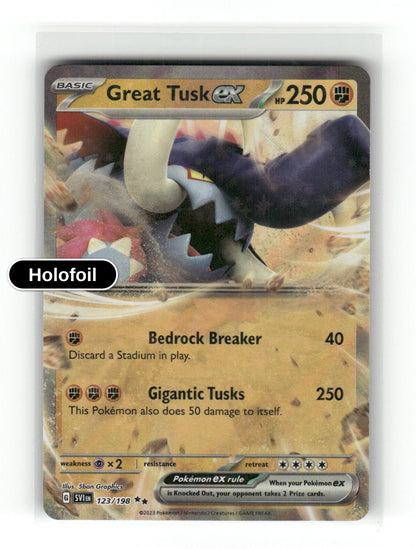 Great Tusk ex - 123/198
