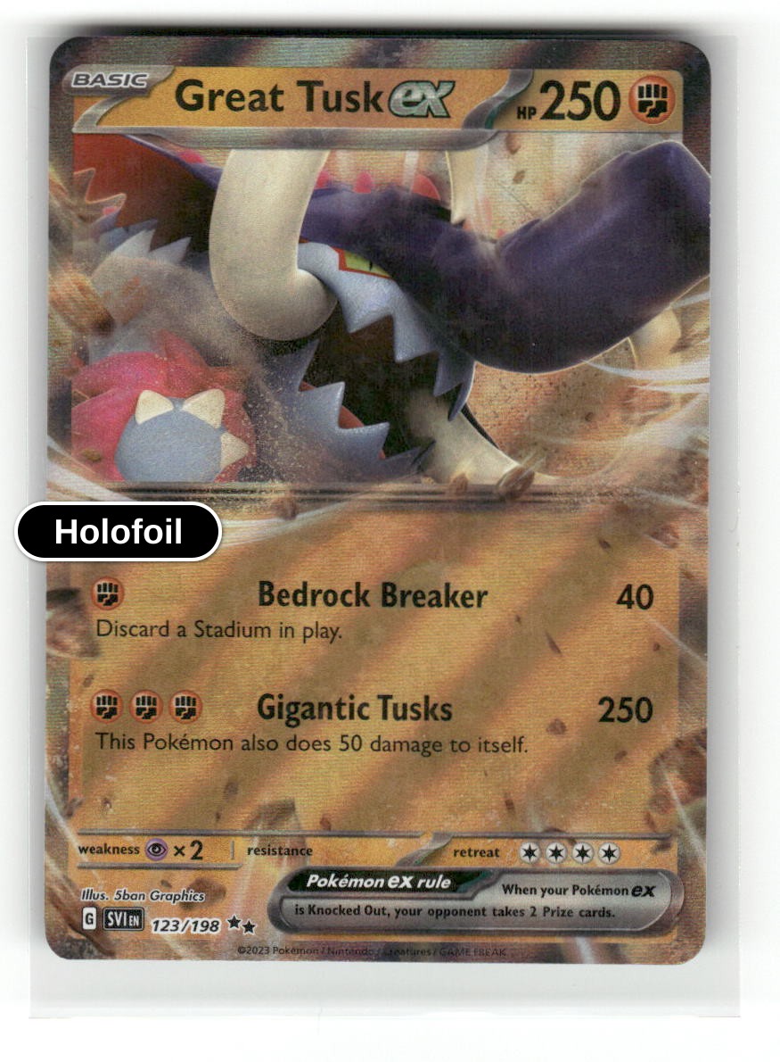 Great Tusk ex - 123/198