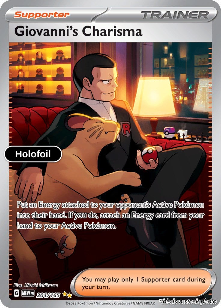 Giovanni's Charisma - 204/165