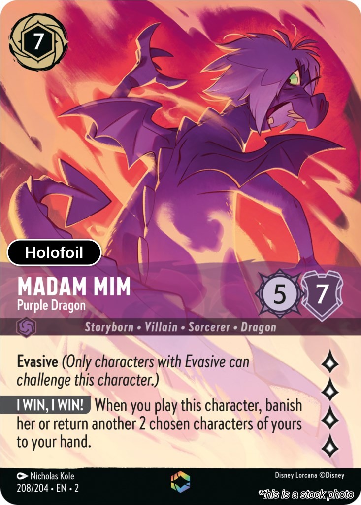 Madam Mim - Purple Dragon (Enchanted)