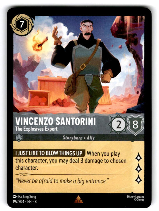 Vincenzo Santorini - The Explosives Expert Rare Reign of Jafar 197/204 NM 