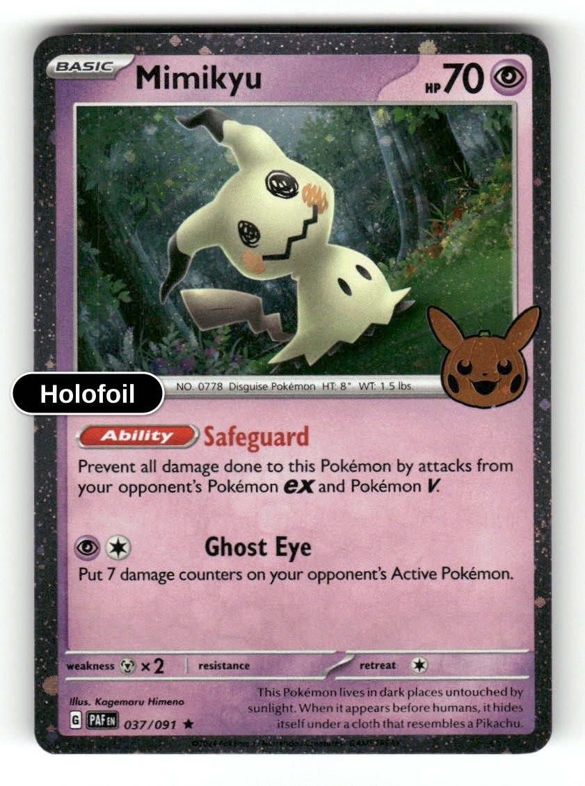 Mimikyu - 037/091 (Cosmos Holo)