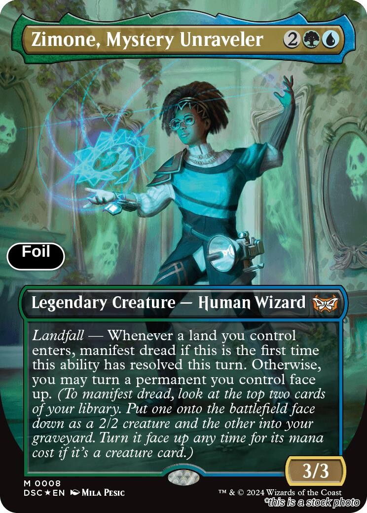 Zimone, Mystery Unraveler (Borderless)