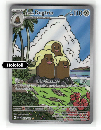 Alolan Dugtrio - 208/191