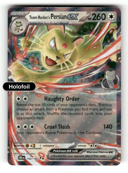 Team Rocket's Persian ex - 150/182
