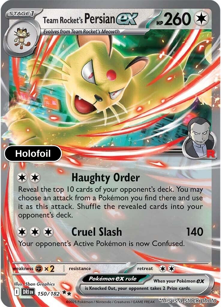 Team Rocket's Persian ex - 150/182