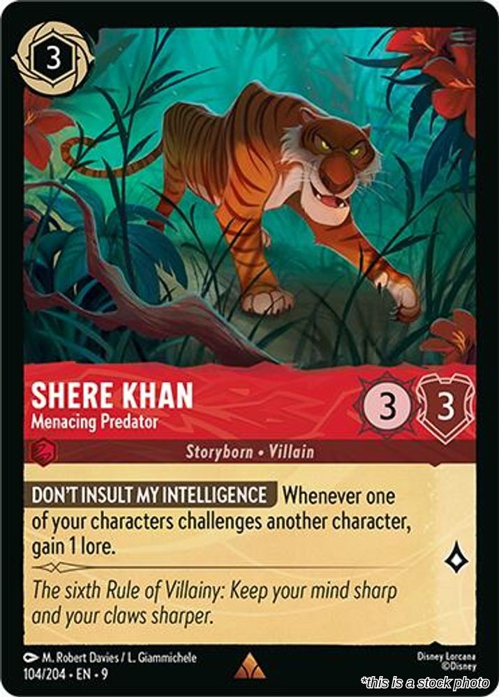 Shere Khan - Menacing Predator