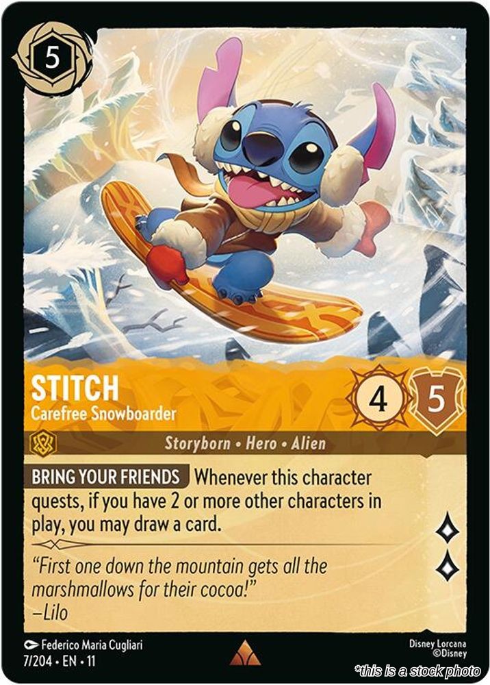 Stitch - Carefree Snowboarder