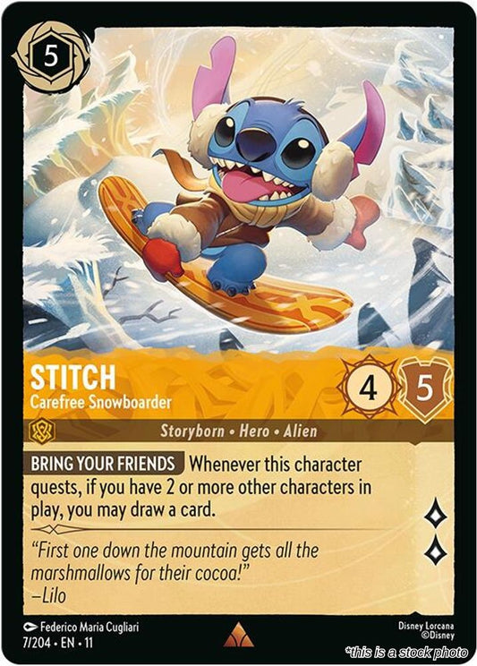 Stitch - Carefree Snowboarder