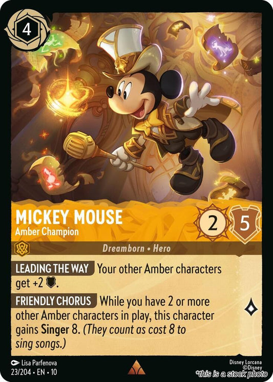 Mickey Mouse - Amber Champion