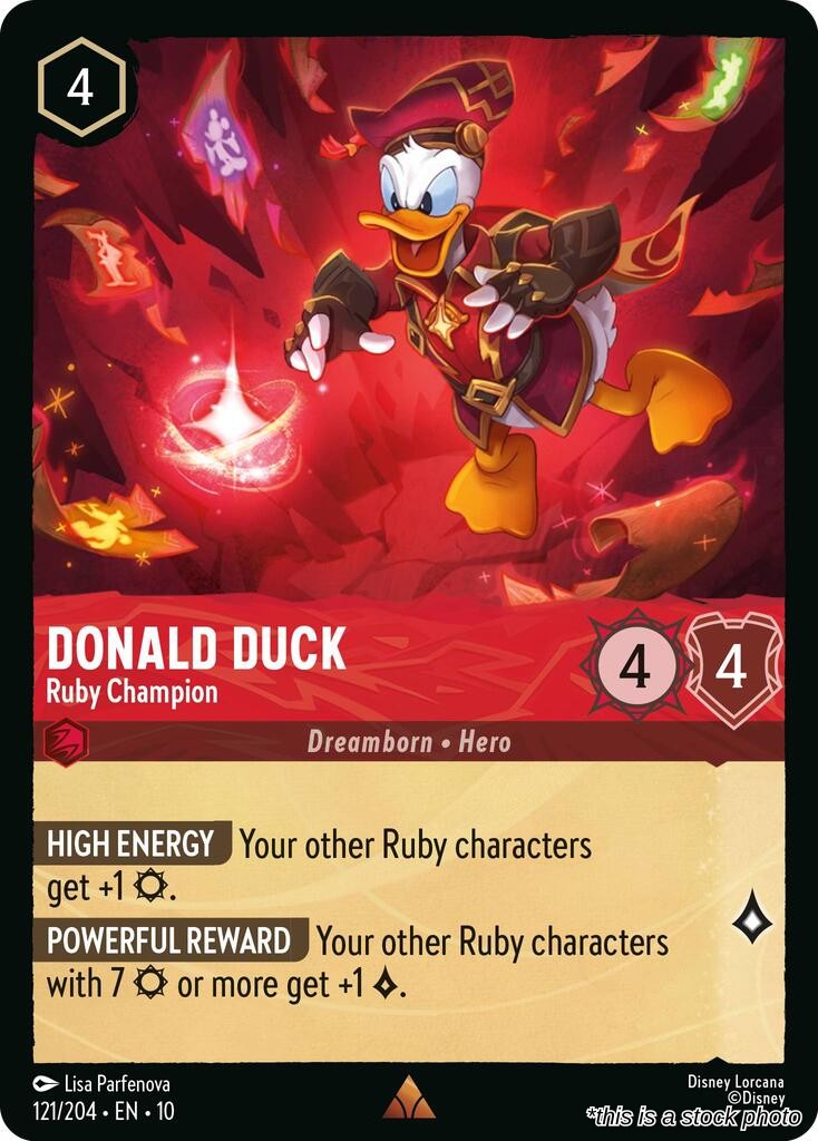 Donald Duck - Ruby Champion