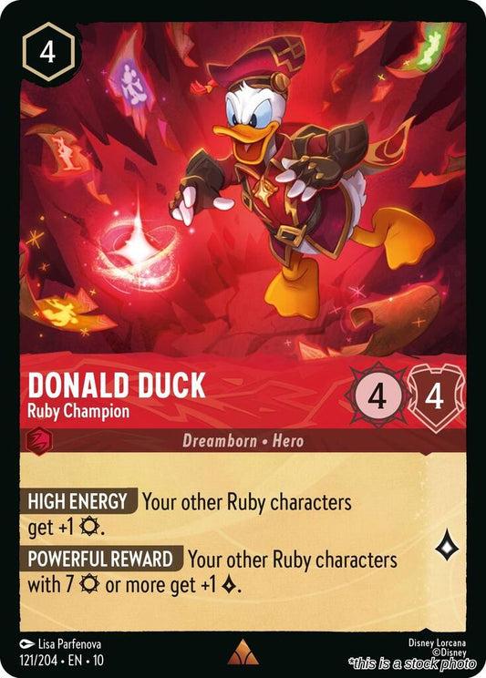 Donald Duck - Ruby Champion