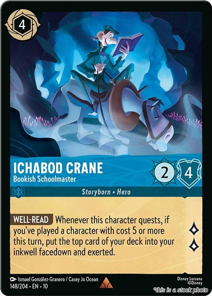 Ichabod Crane - Bookish Schoolmaster