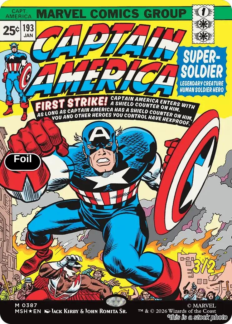 Captain America, Super-Soldier (Borderless) (0387)