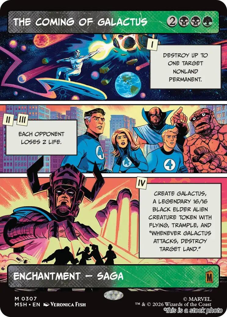 The Coming of Galactus (Borderless)