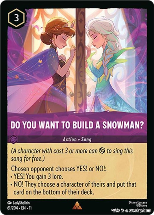 Do You Want To Build A Snowman?
