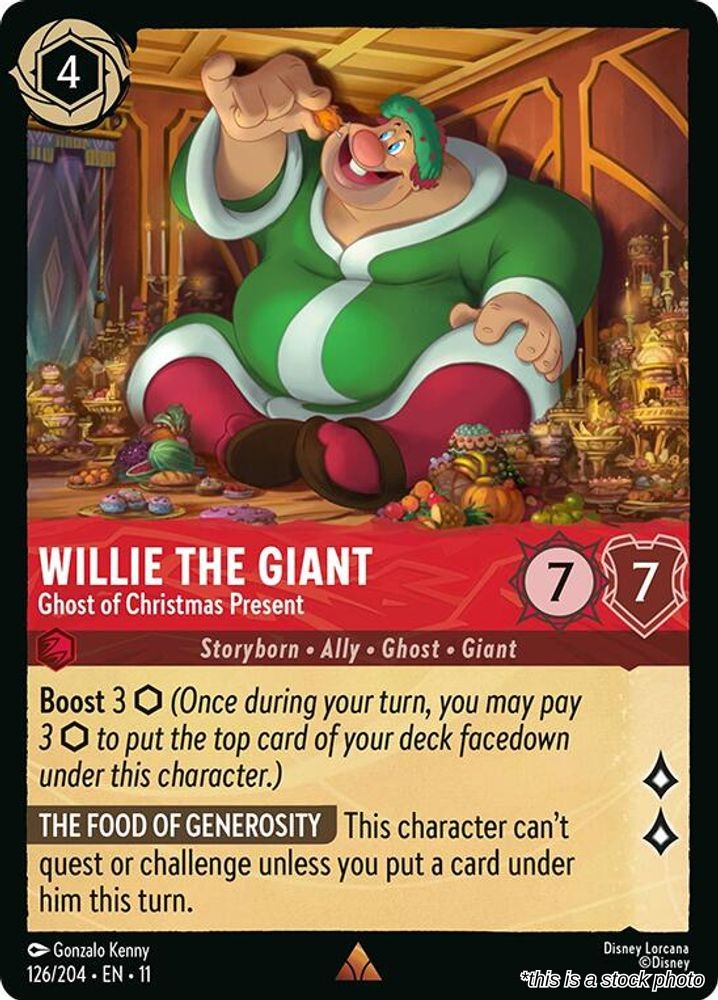 Willie the Giant - Ghost of Christmas Present