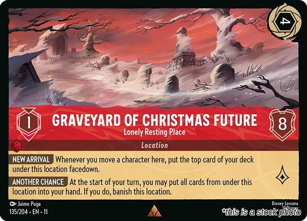 Graveyard of Christmas Future - Lonely Resting Place