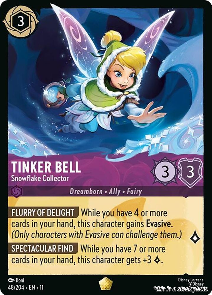 Tinker Bell - Snowflake Collector