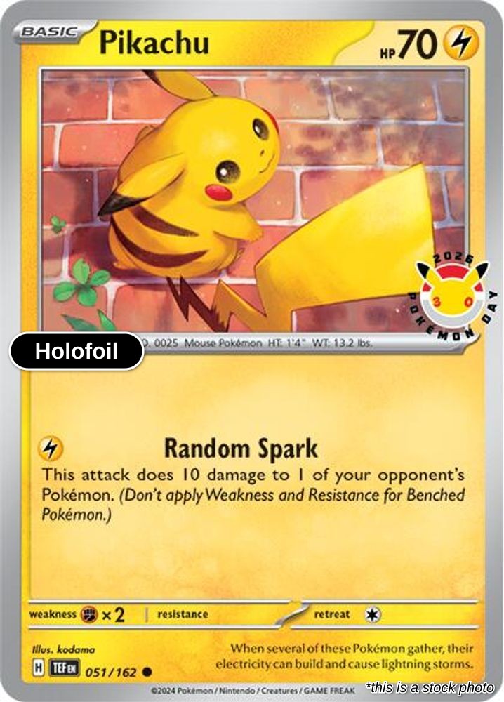 Pikachu (Pokemon Day 2026)