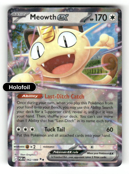 Meowth ex - 062/088