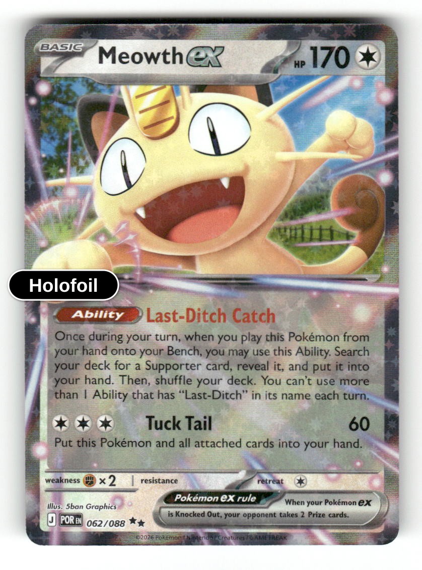 Meowth ex - 062/088
