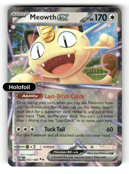 Meowth ex - 062/088