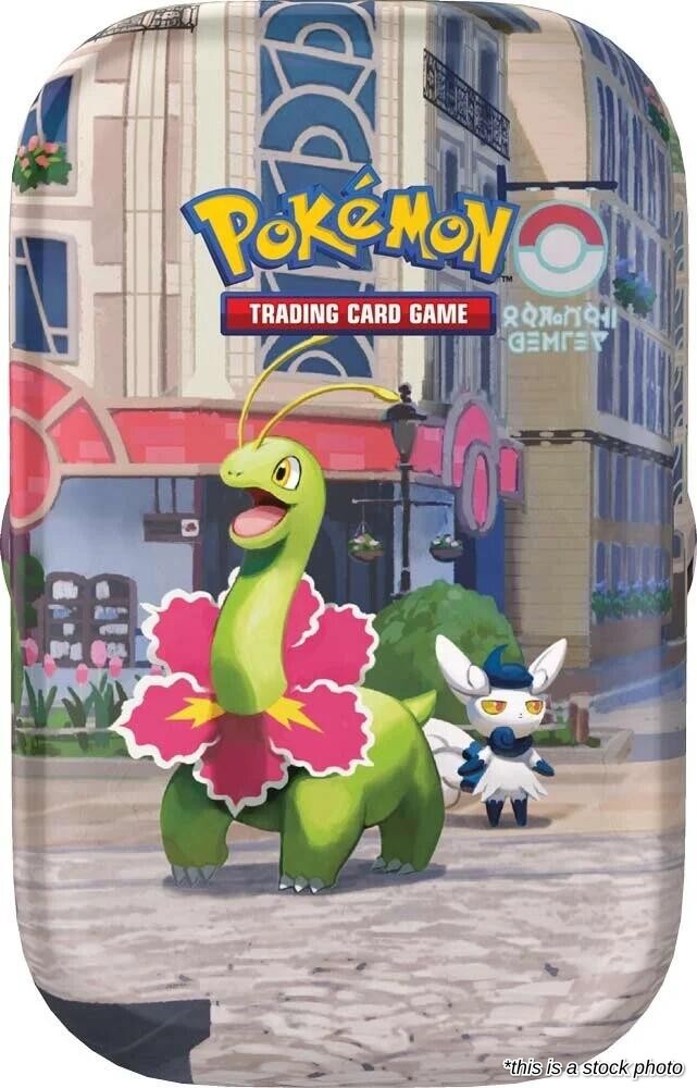 Lumiose City Mini Tin [Meganium & Meowstic]