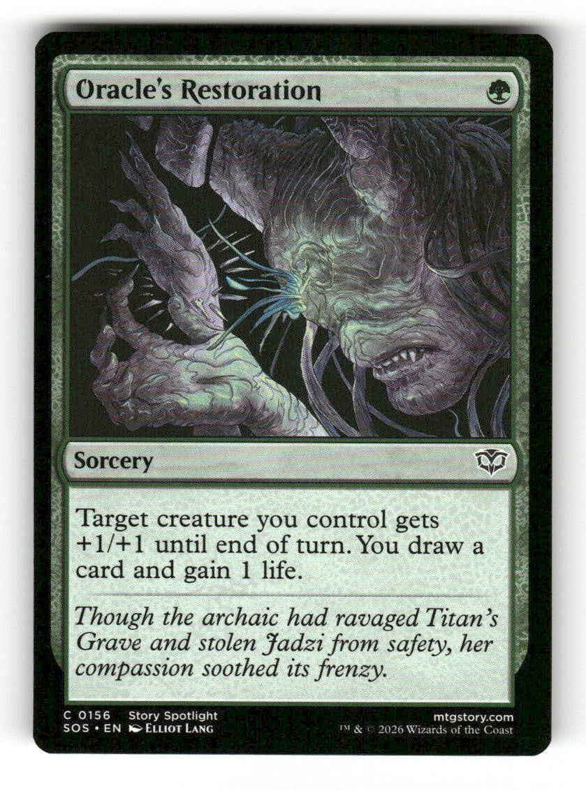 Oracle's Restoration
