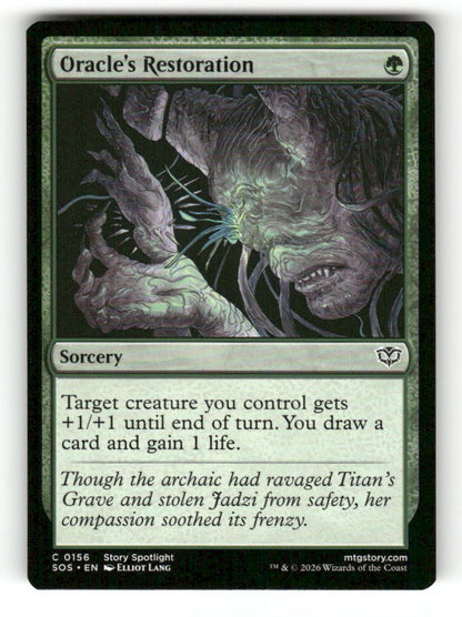 Oracle's Restoration