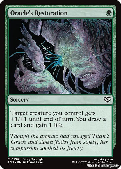 Oracle's Restoration
